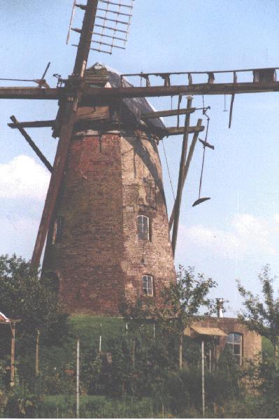 Molen in slechte staat